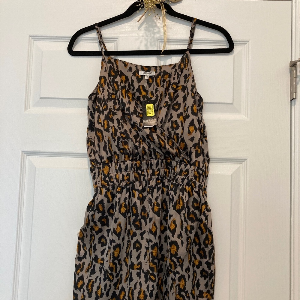 David Bitton Buffalo New with rages Animal print Romper